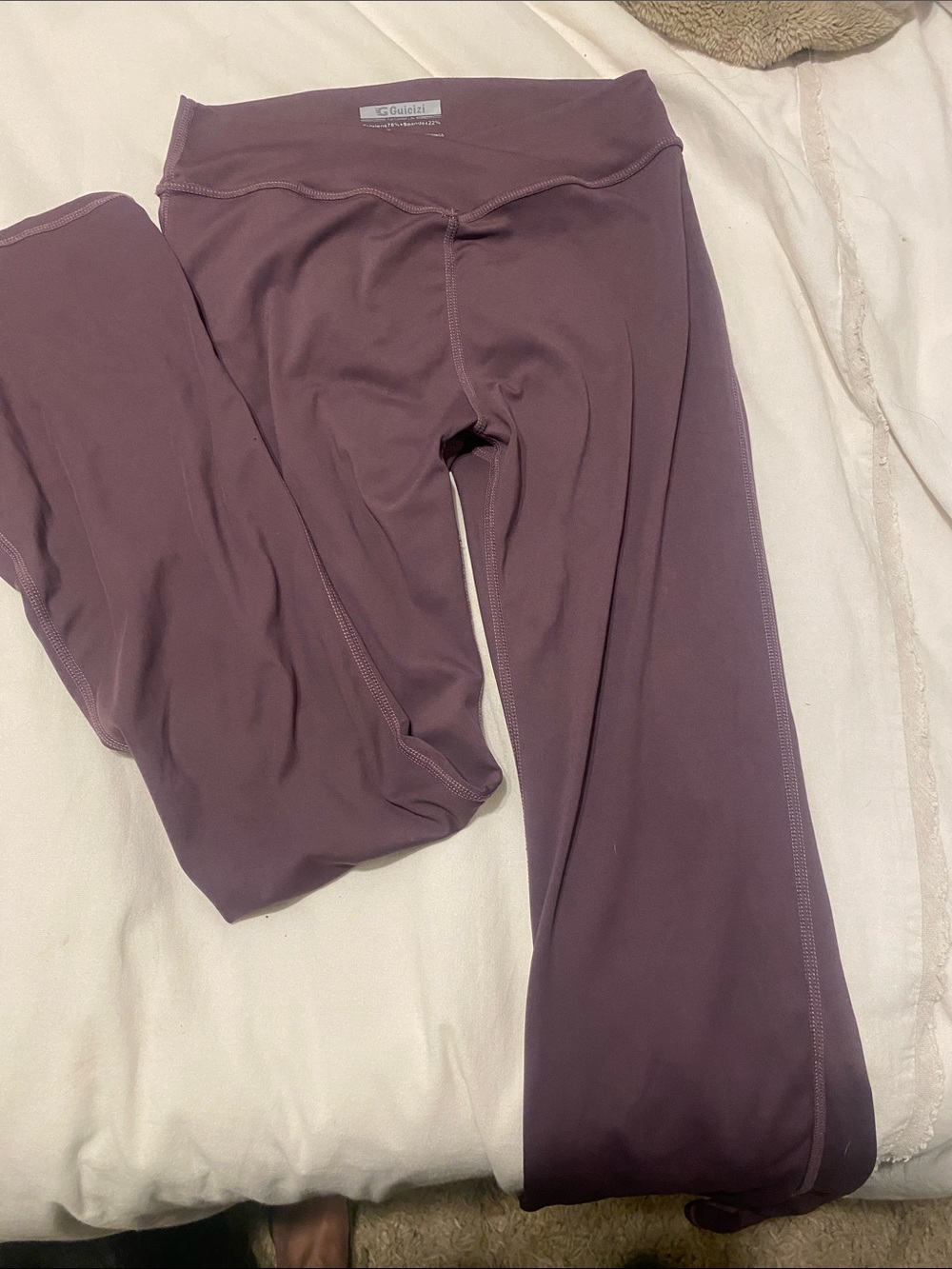 Childrens' Soft Stretch Leggings in Mauve - Athletic Fit